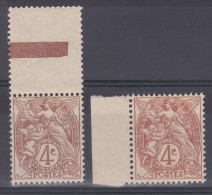 FRANCE  VARIETE   N° YVERT   / N°  MAURY  110 TYPE BLANC NEUFS LUXE - Nuovi