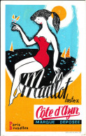 Carton Publicitaire. Maillot De Bain. Maillot Lastex. Côte D'Azur. Pin Up - - Pappschilder