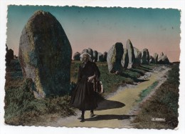 Cpsm 56 - Alignements Mégalithiques De Kermarihc - Dolmen & Menhirs