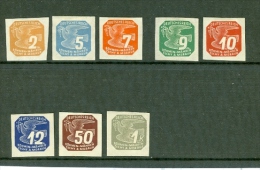 DR Böhmen Und Mähren Mi. 117 - 125 Ohne Mi. 123 Ungebraucht Taube - Unused Stamps