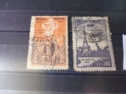 BRESIL TIMBRE OU SERIE YVERT N° 501.502 - Usados