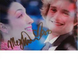 Patinage - Meryl DAVIS Et Charlie WHITE - Autographe - Signé - Hand Signed - Dédicace - Sotchi 2014 - Figure Skating