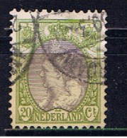 NL+ Niederlande 1908 Mi 79 Wilhelmina - Gebruikt