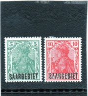 B - 1920 Francobolli Di Germania (linguellati) - Nuovi