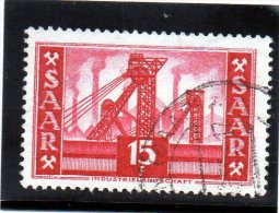 B - 1955 Sarre - Industria - Used Stamps