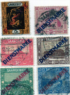 B - 1922 Sarre - Segnatasse - Oficiales