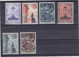 Vatican , Poste Aérienne . 6 Timbres Neufs , Gomme Parfaite . - Airmail