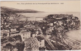 Carte Postale Ancienne,MONACO IL YA 100 ANS,rocher,falaise,port,vue Aérienne - Otros & Sin Clasificación