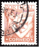 PORTUGAL-1931,  Lusíadas.  Dent. 14, Pap. Liso,   48 C.    (0)  Afinsa  Nº 521 - Gebraucht