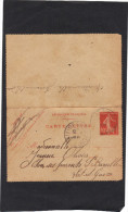 Entier Postal 138 CL 1 Date 148 De Bazeille Lot Et Garonne Pour EV - 1913 - Cartes-lettres