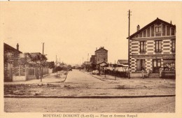 DOMONT (NOUVEAU DOMONT) PLACE ET AVENUE RASPAIL UNION DES COOPERATEURS ALIMENTATION - Domont