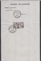 RARE !!! 1949 !!! PRECURSEUR VORLÄUFER CREATION COUNCIL CONSEIL DE L´EUROPE EUROPA PARLAMENT POSTE AERIENNE LILLE - Cartas & Documentos