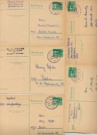 DDR P84 5 Postkarten PLZ-Bereich 3013-357 1983-1986  Kat. 17,50 € - Postcards - Used