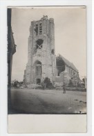 Weltkrieg 1914-18  - Zonnebeke - Beselare Becelare Kirche Zerschossen - Fotokaart Met Duitse Soldaat - Feldpostkarte - Zonnebeke