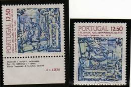 Azulejos 12Esc. Wandkacheln III 1983 Portugal 1614,y+Kleinbogen O 8€ Kachel Reiter Vor Palast Bloque M/s Sheetlet Bf Art - Used Stamps