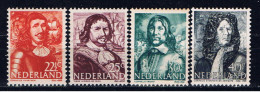 NL+ Niederlande 1943 Mi 418-21 Mnh Seehelden - Nuevos