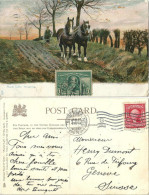 Rural Life - Ploughing          1905 - Otros & Sin Clasificación