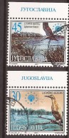 2001  3034-35  EUROPA WWF   JUGOSLAVIJA JUGOSLAWIEN JUGOSLAVIA EUROPA BIRDS  PROTECTION NATURE  USED - Gebraucht