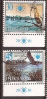 2001  3034-35  EUROPA WWF   JUGOSLAVIJA JUGOSLAWIEN JUGOSLAVIA EUROPA BIRDS  PROTECTION NATURE  USED - Used Stamps