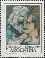 GA0562 Argentina 1969 Christmas Madonna And Child 1v MNH - Ongebruikt