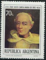 GA0631 Argentina 1973 Bishop De Oro Portrait 1v MNH - Ongebruikt