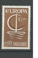 1966 MNH Andorra Fr, Postfris - Nuevos