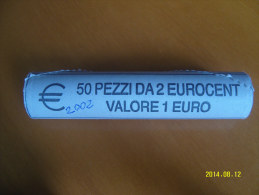 EURO  ROTOLINO DA 2 CENTESIMI ANNO 2002  (ITALIA) - Rotolini