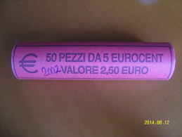 EURO  ROTOLINO DA 5 CENTESIMI ANNO 2002  (ITALIA) - Rotolini