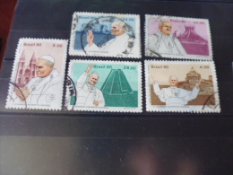 BRESIL TIMBRE OU SERIE YVERT N° 1427.1431 - Used Stamps