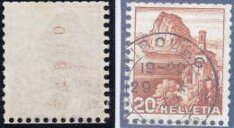 Schweiz 1948 Zu#287 RM Rollenmarke Gestempelt - Rouleaux