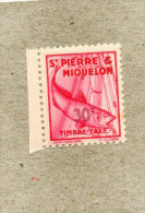 SAINT P. Et M. : Morue - Poisson - Pêche - - Timbres-taxe