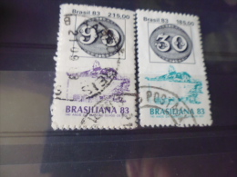 BRESIL TIMBRE OU SERIE YVERT N° 1615+1617 - Used Stamps