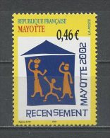 MAYOTTE 2002 N° 132 ** Neuf = MNH Superbe Recensement - Neufs