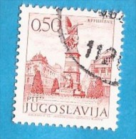 1971 1428 X -NO PH  JUGOSLAVIJA JUGOSLAWIEN  FREIMARKEN SEHENSWUERDIGKEITEN KRUSEVAC SRBIJA SERBIEN   USED - Used Stamps