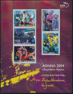 Greece / Grece / Grecia / Griechenland 2003 Olympic Games Athens 2004 "Body And Mind" M/S MNH - Summer 2004: Athens