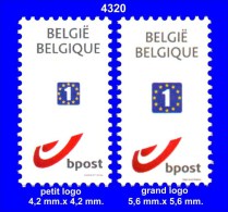 4320 LOGO Européen - Petit Et Grand Modèle - Francobolli Personalizzati