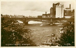 Royaume-Uni - Angleterre - Durham - Victoria Bridge , Stockton - Flour Mills à Droite - état - Altri & Non Classificati