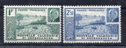 Nouvelle Calédonie N°193 Et 194  Neufs Charniere - Neufs