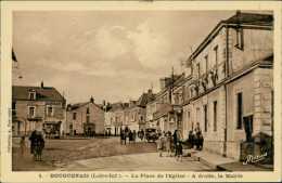 44 BOUGUENAIS / La Place De L'église / Carte Glacée - Bouguenais