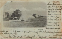 United Kingdom/England - Postcard Precursor Circulated In 1901 - Rough Sea, Bognor - 2/scans - Bognor Regis