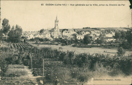 44 OUDON / Vue Générale Sur La Ville Prise Du Chemin De Fer / - Oudon