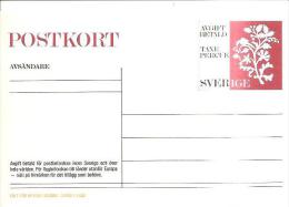 79781)cartolina  Postale -    Sverige     Avgift-betald - Entiers Postaux