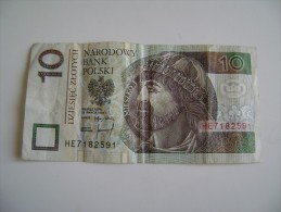 NARODOWY BANK POLSKI  10 ZLOTYCH Polonia - Pologne