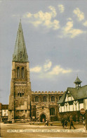 Royaume-Uni - Angleterre - Leicestershire - Grammar School And Church , Market Harborough - état - Andere & Zonder Classificatie