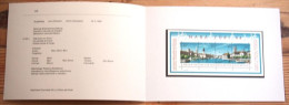 SUISSE  1984 - MI 1276-1279 - Block 24 ** EXPOSITION PHILATELIQUE 2 EXEMPLAIRES - Covers & Documents