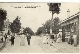 Carte Postale Ancienne Villeneuve Le Roi - Parc De La Faisanderie. Rond Point De L'Avenue Béatrice - Villeneuve Le Roi