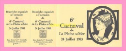 CPM   LA  PLAINE  SUR MER  6eme Carnaval Le 24 Juillet 1983 - La-Plaine-sur-Mer