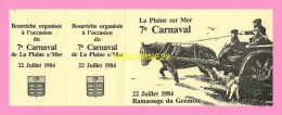 CPM   LA  PLAINE  SUR MER  7eme Carnaval Le 22 Juillet 1984 - La-Plaine-sur-Mer