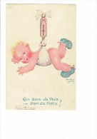 FANTAISIE - La Pesée De Bébé - Illustrateur  Béatrice Mallet - Pèse-personne Balance - 1936 - Couche - Mallet, B.