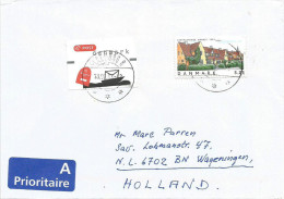 Denmark 2003 Aalborg Houses ATM EMA Label Cover - Machine Labels [ATM]